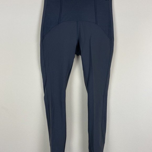RARE Lululemon Principal Dancer Corsetry Tights Size 6 Soot Gray 28" Luxtreme - Picture 5 of 8